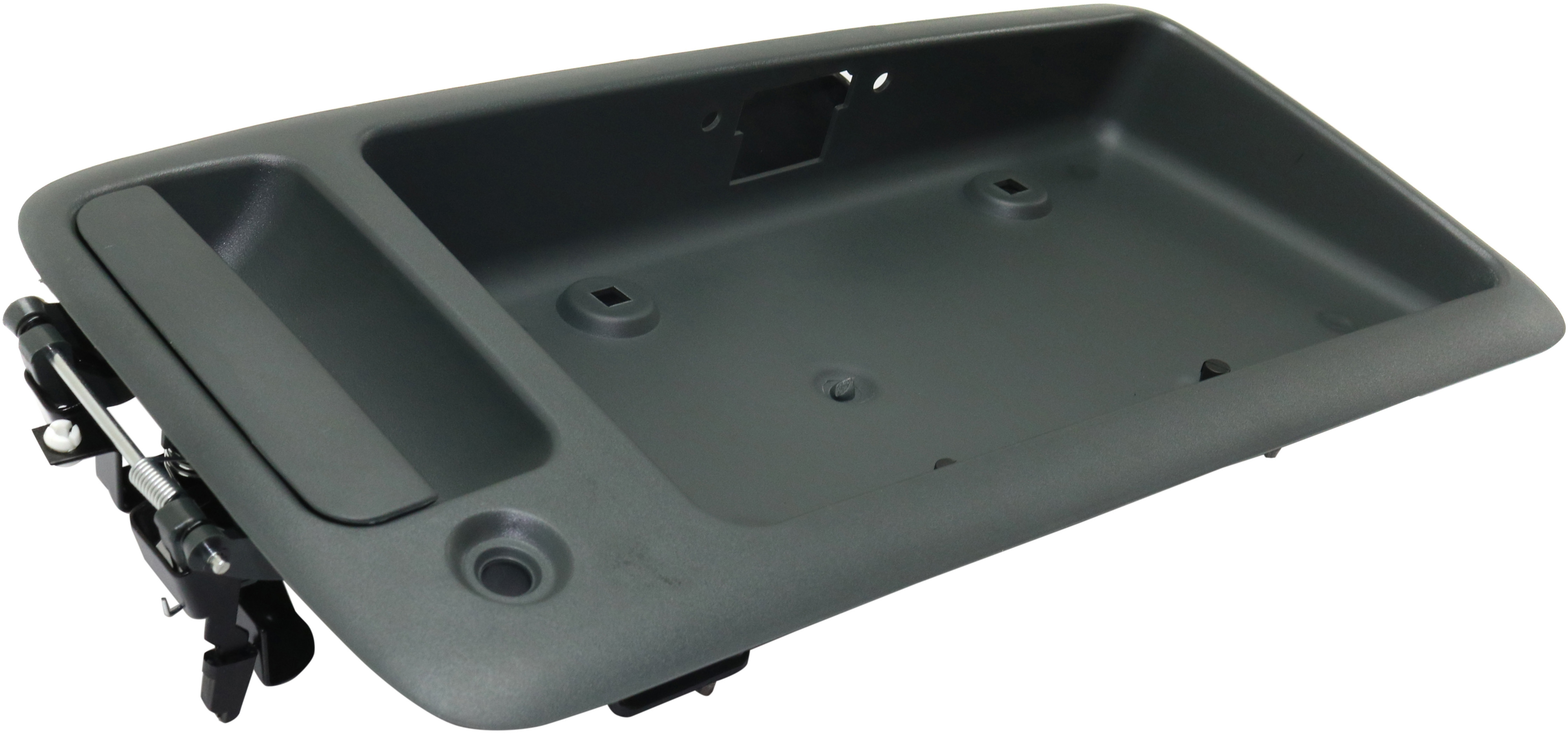Replacement REPC491395 Exterior Door Handle Compatible with 1996-2002 GMC Savana 1500 Chevrolet Express Rear - Back Textured Gray