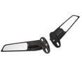 thumbnail image 1 of Wing Winglet Mirror, Easy Installation Rotating Motorcycle Wing Rearview Mirror Billet Aluminum With Convex Mirrors For Motorbike Modified, 1 of 8