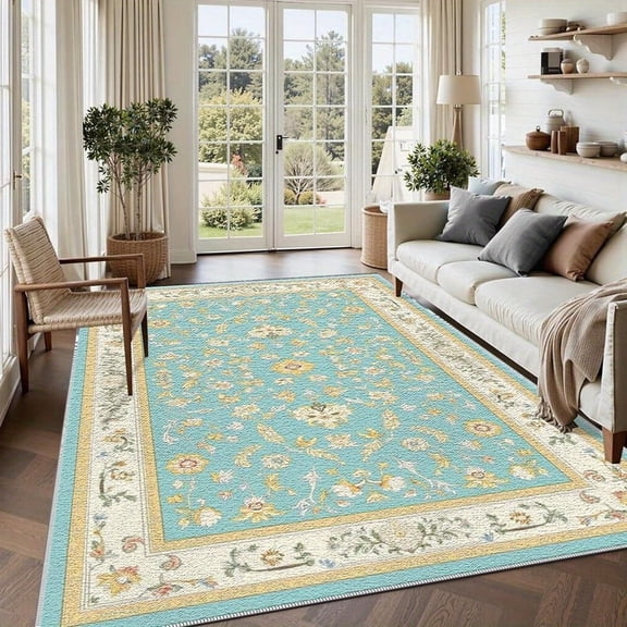 6.5'x10' Carpet For Kitchen Dining Room Carpet For Under Table Big Area Rug Cute Area Rug Modern Area Rug