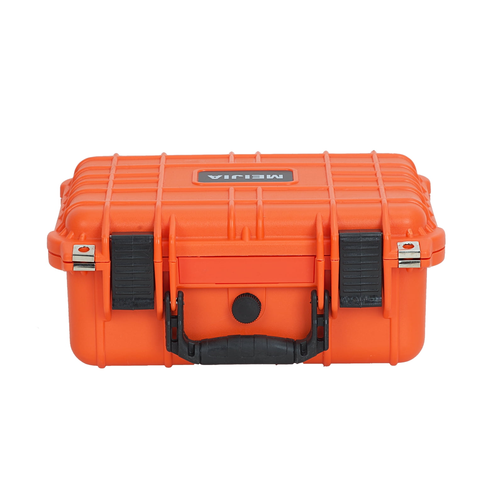 MEIJIA Portable All Weather IP67 Waterproof Hard Case with Customized Fit Foam,Orange,13.35 x11.63x5.98inches