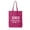 Hot Pink, variant on Senior Twenty Twenty Cotton Canvas Tote Bag