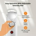 thumbnail image 7 of AirChoice 700W Oil Filled Radiator Heater with Adjustable Thermostat, Automatic Power-off For Up to 120 Sq.Ft, 7 of 7