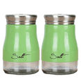 thumbnail image 1 of Salero y pimentero de acero inoxidable con fondo de cristal, accesorios de cocina modernos, 1 of 5