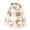 Brown, variant on Girls Plaid Hooded Jacket Cozy Soft Warm Outerwear for Toddler Kids Casual Winter Windproof Coat First Day Of School for Kids