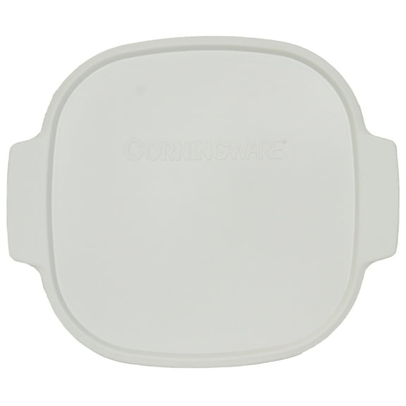 Corningware A-12-PC 5L White Rectangular Food Storage Replacement Lid with Handles