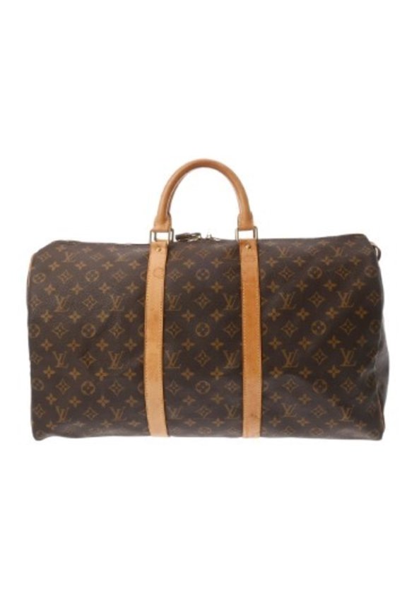 Pre-Owned LOUIS VUITTON Louis Vuitton Monogram Keepall 50 Brown M41426 Men's Women's Canvas...