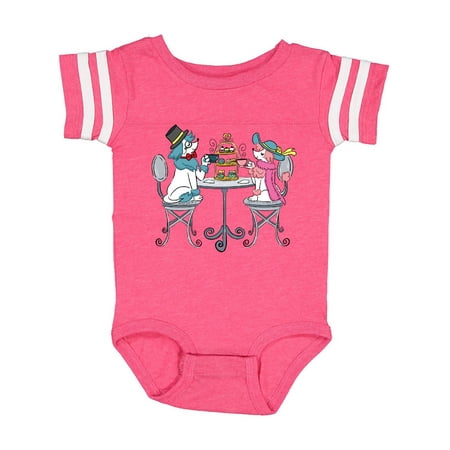 

Inktastic Colorful French Poodles With Tea Gift Baby Boy or Baby Girl Bodysuit