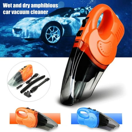 Vacuum Cleaner Power Cord Car Vacuum Cleaner, 120W High Power DC12-Volt Wet&Dry Handheld Auto Vacuum Cleaner with 16.5ft Power Cord, 4 Different Attachments and Soft Hose ()