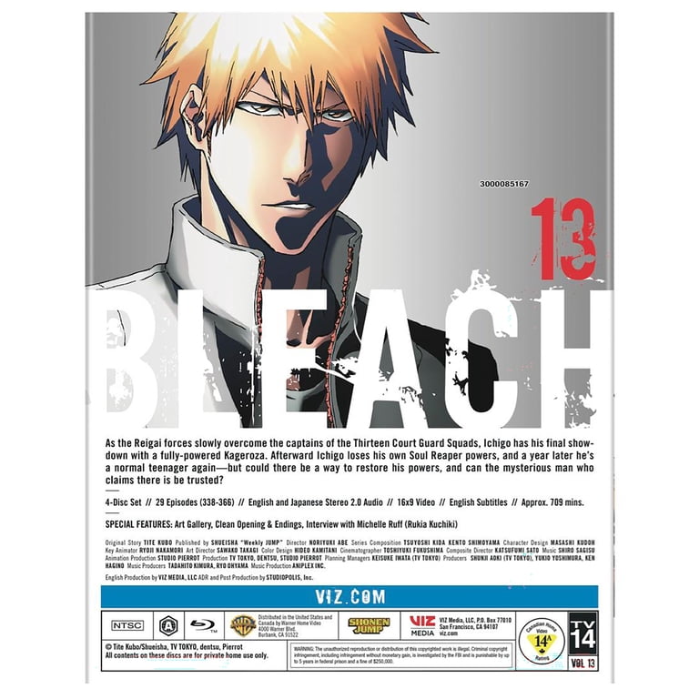 Viz Media Anime: Bleach (TV) Set 13 Blu-ray - Ichigo's Final