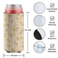 thumbnail image 4 of 2 Pcs Can Cooler Sleeves Insulated Collapsible Beer Sleeve Lemon Fruit Grid Can Cooler Sleeve for Bulk for Soda, 4 of 4