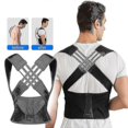 thumbnail image 3 of Posture Corrector For Women Men, Adjustable Shoulder Posture Brace, Back Straightener Posture, Used For Middle And Upper Spine Large, 3 of 4