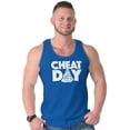 thumbnail image 3 of Cheat Day Pizza Fitness Food Craving Tank Top T Shirts Men Women Brisco Brands M, 3 of 6