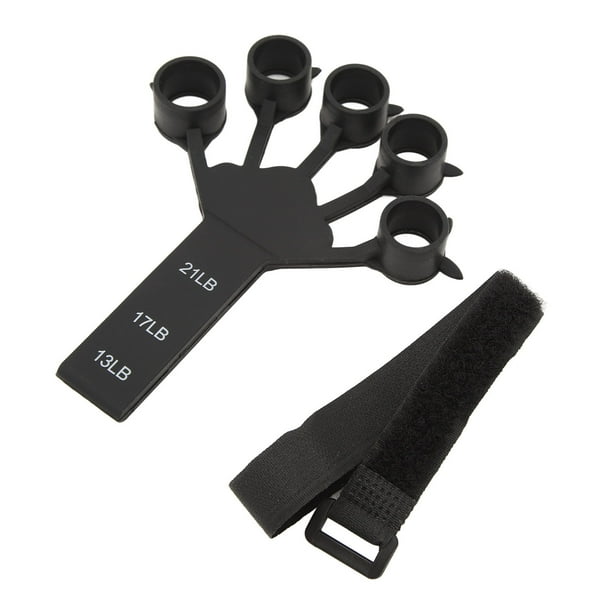 Fortalecedor de dedos ejercitador de fuerza entrenador fortalecedor de agarre de mano pinza de dedo negro 21LB 17LB 13LB