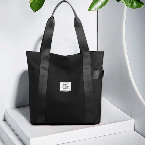 FAMTKT Women Tote Bag Large Shoulder Bag Top Handle Handbag with Yoga Mat Buckle for Gym, Work, School, Women Tote Pack