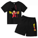 thumbnail image 3 of Conjunto de 2 camisetas de Dragon Ball para niños, camiseta de manga corta de verano para niños y niñas, camiseta informal de manga corta, ropa para niños, 3 of 5