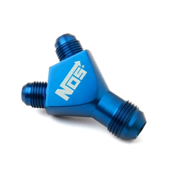NOS 6AN - 6AN - 8AN Specialty Y Fitting, Blue