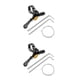 thumbnail image 4 of Yuarrent Práctico elevador de bicicletas para un fácil ajuste del asiento Controlador de tubería duradero y liviano Antióxido Type2 NO2, 4 of 6