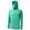 Aqua Green, variant on Bassdash UPF 50  Men’s Long Sleeve Fishing Shirt with Mask UV Neck Gaiter Hoodie
