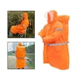 thumbnail image 3 of Rain Poncho, Backpack, Hooded Poncho, Weather Resistant, Windproof, Backpacking, XL, 3 of 9