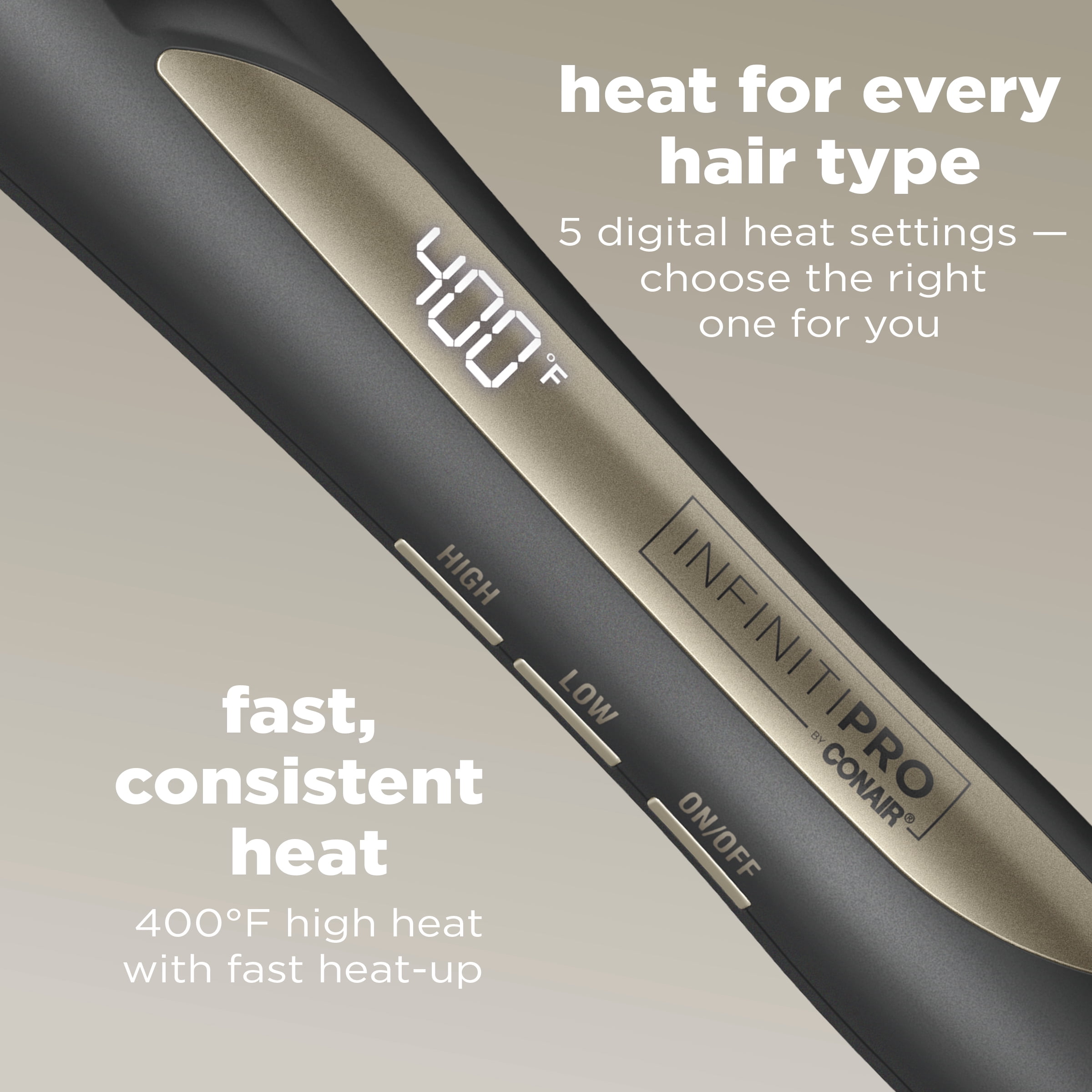 InfPRO by Conair 3/4" - 1.25" Curling Wand