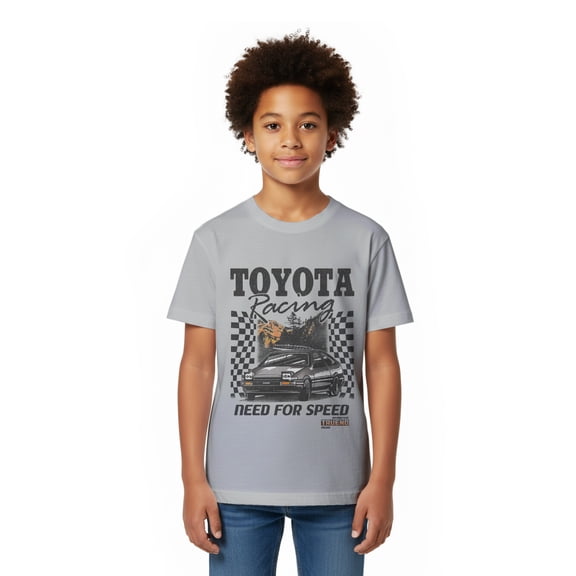 Toyota Boys' & Big Boys' Graphic Tee with Short Sleeves, Sizes 4-18