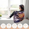 thumbnail image 6 of My Hero Academia Wearable Blanket Cloak Arctic Velvet Hooded Blanket Soft Fuzzy Hoodie Blanket Cape for Adults Kids 50"x60", 6 of 8