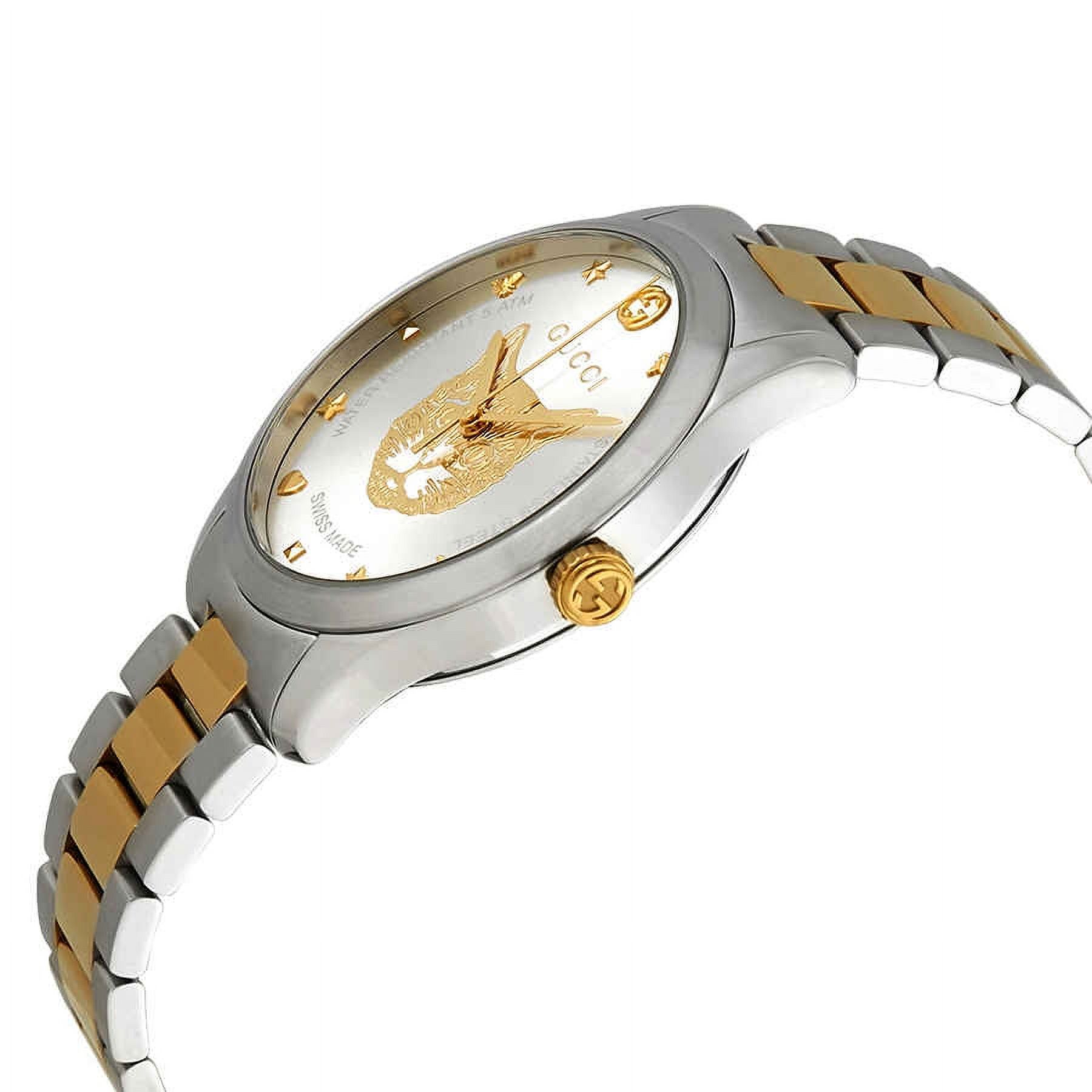 Gucci Timeless Silver Dial Two-tone Unisex Watch YA1264074 - image 2 of 3