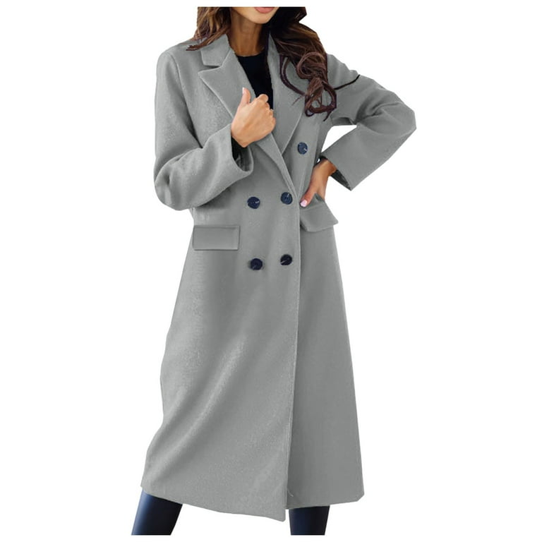 ジャケット・アウター DOUBLE WOOL LONG COAT - GREY BELTED DOUBLE-FACED WOOL COAT - GREY | COS
