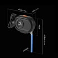 thumbnail image 4 of Luz trasera de bicicleta LED recargable de 3 modos tipo C Luz trasera impermeable (azul), 4 of 5