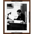 thumbnail image 2 of Art.com President, Ronald Reagan, April, 1981 Photo, Brown Frame Wall Art, 17" x 21", 2 of 5