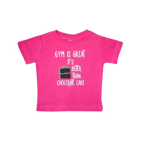 

Inktastic Gym Is Great White Text Gift Baby Boy or Baby Girl T-Shirt