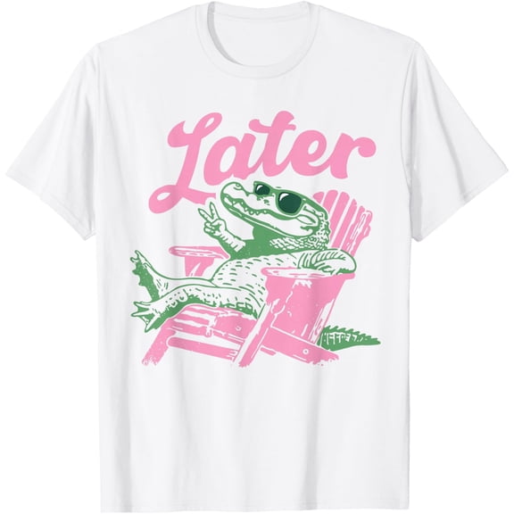 See You Later Teacher Summer Alligator Last Day Of School T-Shirt