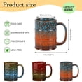 thumbnail image 2 of Large Coffee Mug 20oz, Durable Ceramic Mug for Home & Office, Blue, 2 of 7