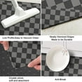 thumbnail image 3 of Gray and Black Checkerboard Pattern Kitchen Rug Mat,Kitchen Runner Rugs Non Skid Washable,Decorative Kitchen Floor Mats for Kitchen,Sink,Laundry,17"X47", 3 of 5