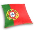 thumbnail image 3 of Flag of Portugal Velvet Plush Throw Pillow Cushion Case Cover - 20" x 20" - Invisible Zipper Home Decor Floral for Couch Sofa No Pillow Insert, 3 of 5