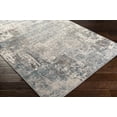 thumbnail image 4 of Mark&Day Area Rugs, 7ft Round Loire Modern Teal Area Rug, Blue Cream Grey Carpet for Living Room, Bedroom or Kitchen (6'7" Round), 4 of 10