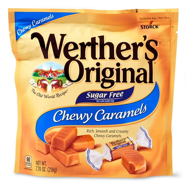 Werther's Original Sugar Free Chewy Caramels, 7.70 oz