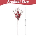 thumbnail image 2 of Heart Shaped Berry Picks, Decorative Berry Branches, Floral Arrangement Picks, Centerpiece Berry Stems, Romantic Berry Picks, Table Decor Stems, Event Floral Picks, Ceremony Decoration Picks, 2 of 5