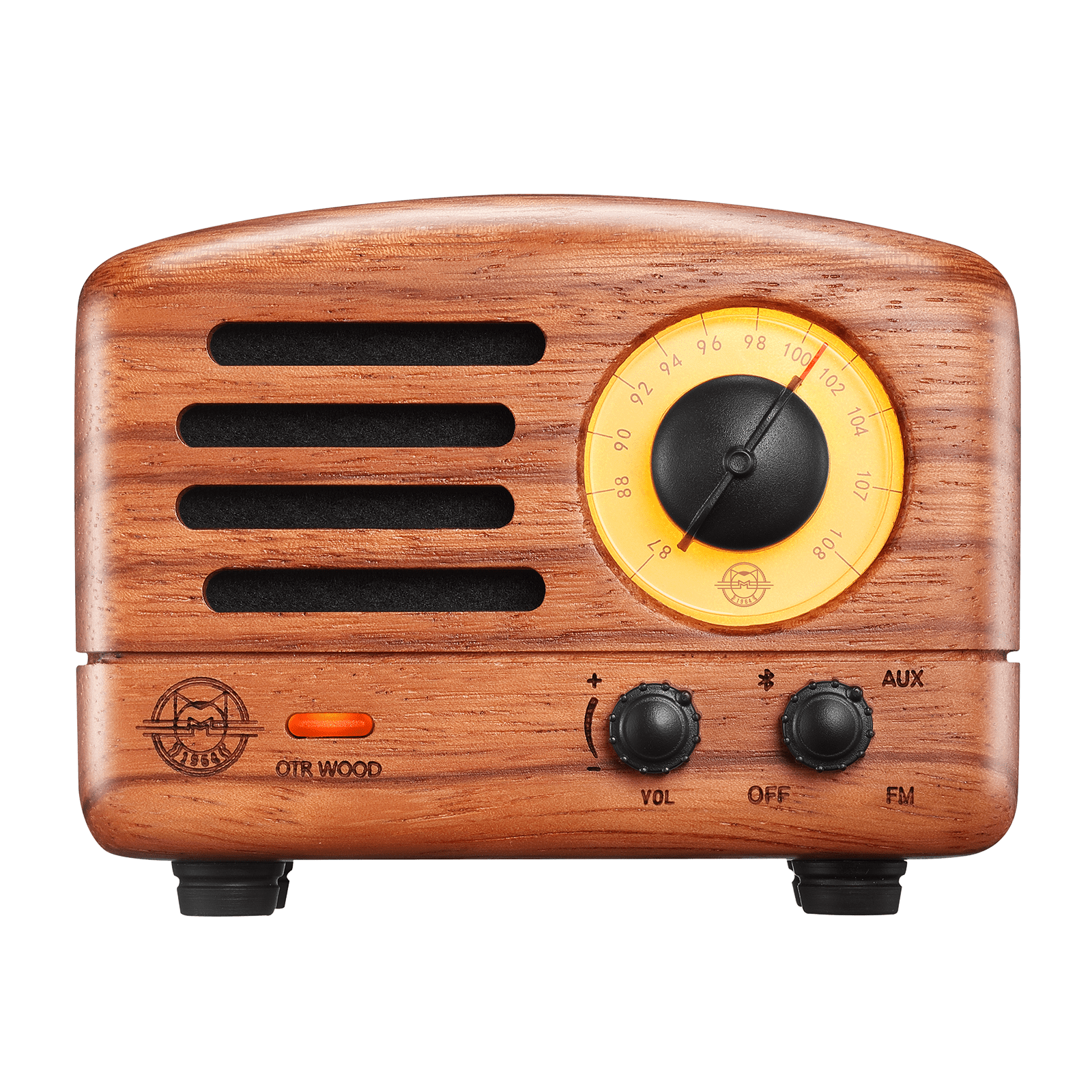 MUZEN OTR Portable Retro FM Radio Bluetooth SpeakerRosewood