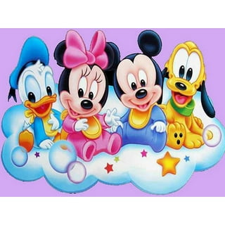 Mickey and Minnie Mouse Disney Diamond Art DIY 5D Diamond Painting Kits for Adults and Kids Full Drill Arts Craft by Number Kits for Beginner Home