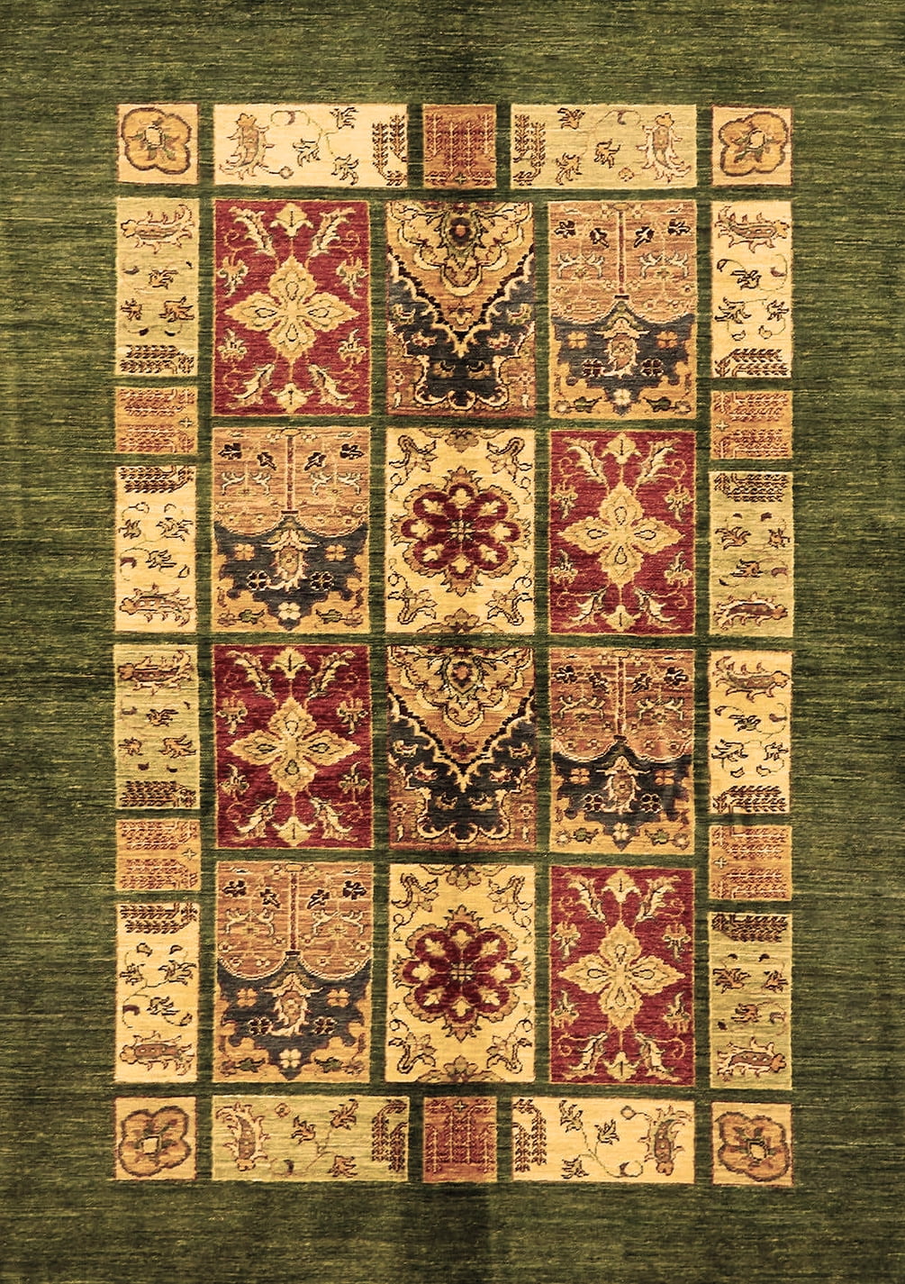 Ahgly Company Indoor Rectangle Abstract Brown Modern Area Rugs, 2' x 3 ...