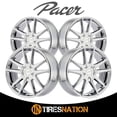 thumbnail image 3 of PACER 790c insight 17x7.5 +42et 73.00mm chrome plated wheel Fits select: 2018-2023 CHEVROLET EQUINOX, 2003-2023 TOYOTA COROLLA, 3 of 5