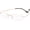 Gold, variant on Ultra Light Memory Titanium Alloy Rimless Flexible Reading Glasses Gold Slim Reader