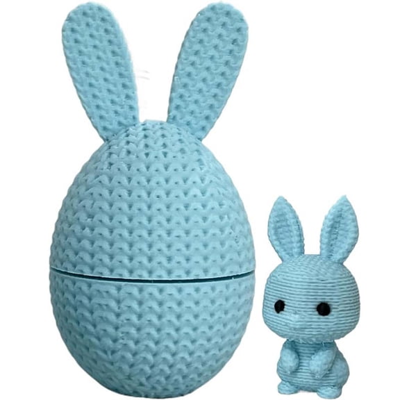 Xecvkr Bunny Egg Decor Woven Basket Easter Party Favor Stuffers Teen Kids Room Tabletop Spring Holiday Ornamental Gift 1 Piece