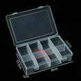 thumbnail image 2 of Transparent plastic box storage box is used for tabletop storage box of ornaments, 2 of 5