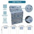 thumbnail image 6 of Blue Tropical Plants Table Runner 72 Inches, Summer Coastal Plaid Coconut Tree Bed Runner Dresser Scarves Tabletop for Indoor Outdoor Parties/Ceremony/Banquet, 18" x 72", 6 of 9