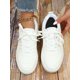 thumbnail image 1 of Women Two Tone Skate Shoes, Lace-up Front Sporty Sneakers, 1 of 3