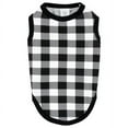 thumbnail image 6 of Luvable Friends Dog Pet Dog and Cats Cotton T-Shirts 2pk, Camo Plaid, Medium, 6 of 6