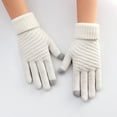 thumbnail image 6 of NIBOLOG 1 Pair Knitted Gloves Wear Resistant High Elastic Knitted Fabric Flexible Working Gloves for Travel, 6 of 8
