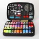 thumbnail image 1 of Kit de aguja e hilo para coser, más de 97 suministros, kit de costura básico de viaje, kit de costura portátil, juego de reparación premium, 1 of 5